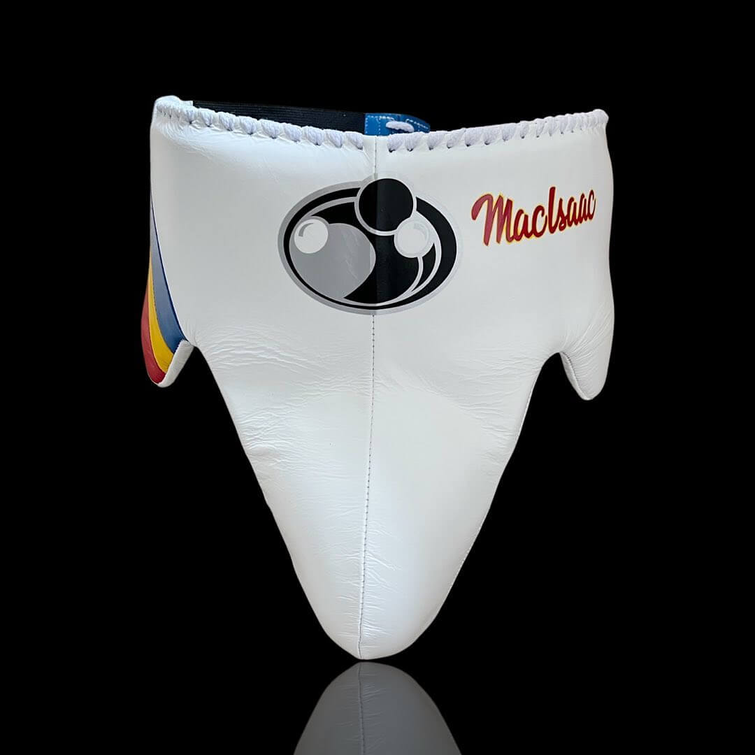 Grant Boxing Gloves Set White/Blue/Yellow/Red Groinguard