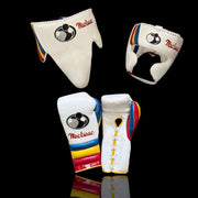 Grant Boxing Gloves Set White/Blue/Yellow/Red Great Value Training Pack