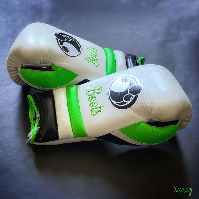 Grant White/Green/Black Boxing Set Fitness Training Gloves 