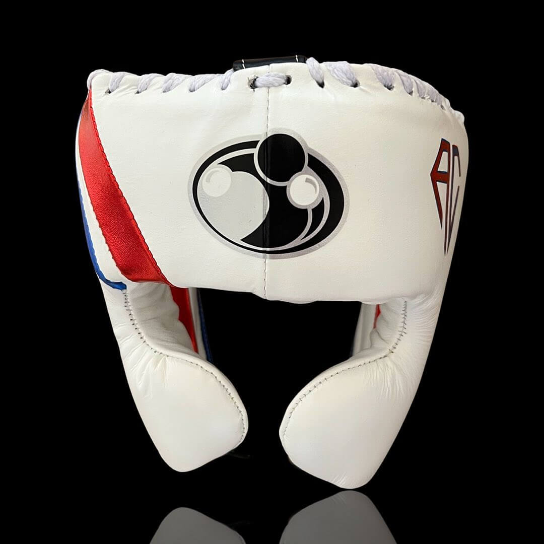 Grant White/Red/Blue Boxing Set Headguard