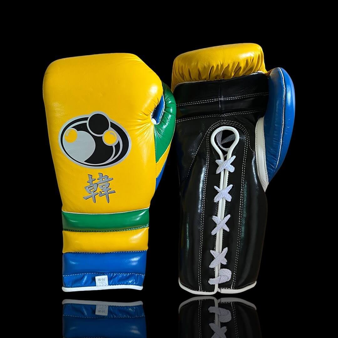 Grant Boxing Gloves Set Yellow/Black/Green/Blue Gloves