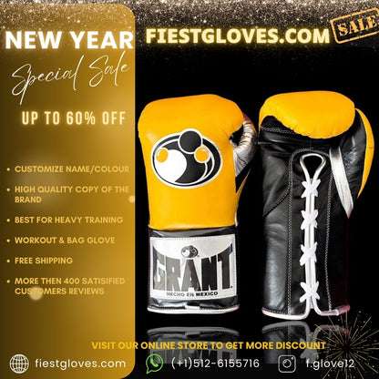 GRANT boxing glove , online, YELLOW Grant boxing gloves thanksgiving gift for  students, Christmas gift, Birthday gift for Friends, Wedding gift for Men, Gift shop