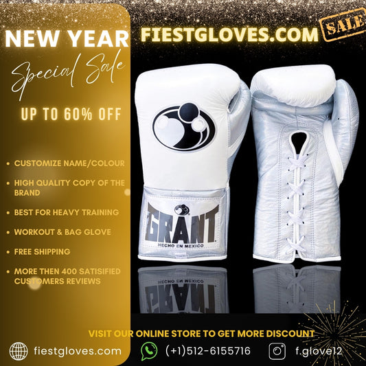 GRANT boxing glove , online, WHITE Grant boxing gloves thanksgiving gift for  students, Christmas gift, Birthday gift for Friends, Wedding gift for Men, Gift shop