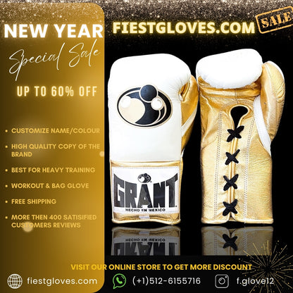 GRANT boxing glove , online, WHITE Grant boxing gloves thanksgiving gift for  students, Christmas gift, Birthday gift for Friends, Wedding gift for Men, Gift shop