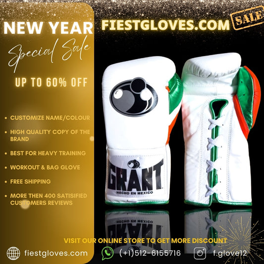 GRANT boxing glove , online, WHITE Grant boxing gloves thanksgiving gift for  students, Christmas gift, Birthday gift for Friends, Wedding gift for Men, Gift shop