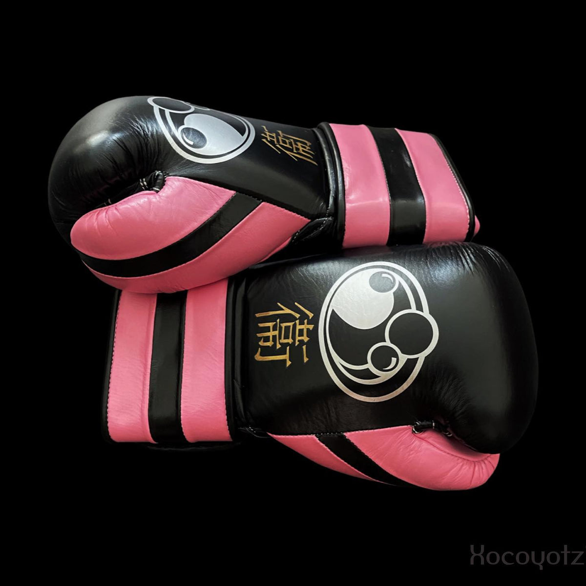  Grant Black/Pink Boxing Gloves Women Fitness Training Gloves Side View