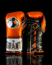 Grant Boxing Set Orange/Black Gym Training Gloves Headguard