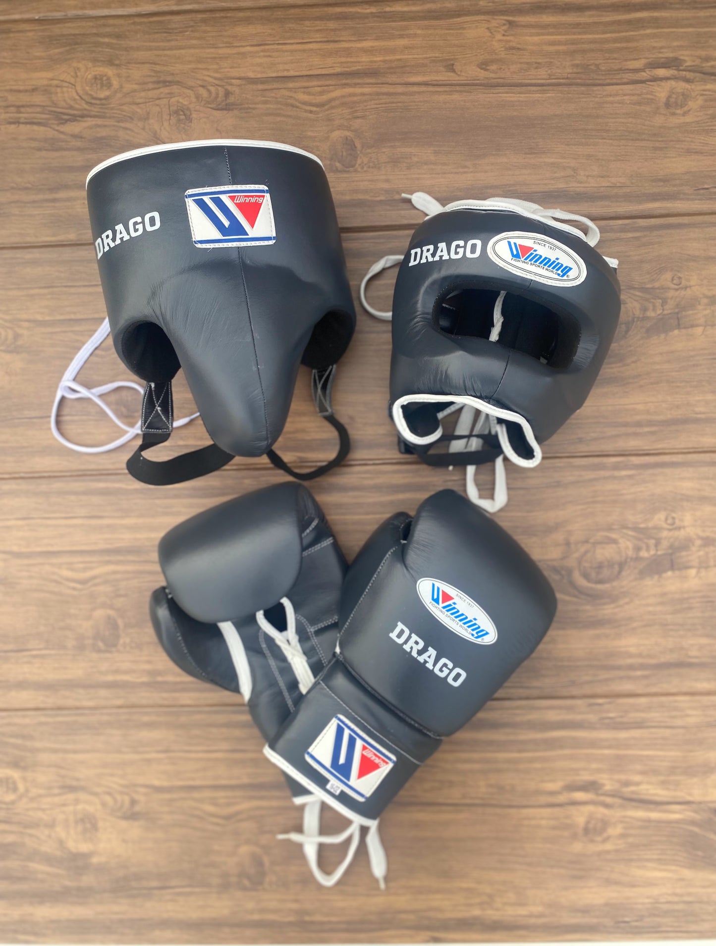 Winning boxing gloves set, Winning BLACK Boxing Gear, Winning Head Guard, Winning Groin Guard, Thanksgiving gift for students, Christmas gift, Birthday gift for Friends, Wedding gift for Men, Gift shop, Halloween gift for Kids