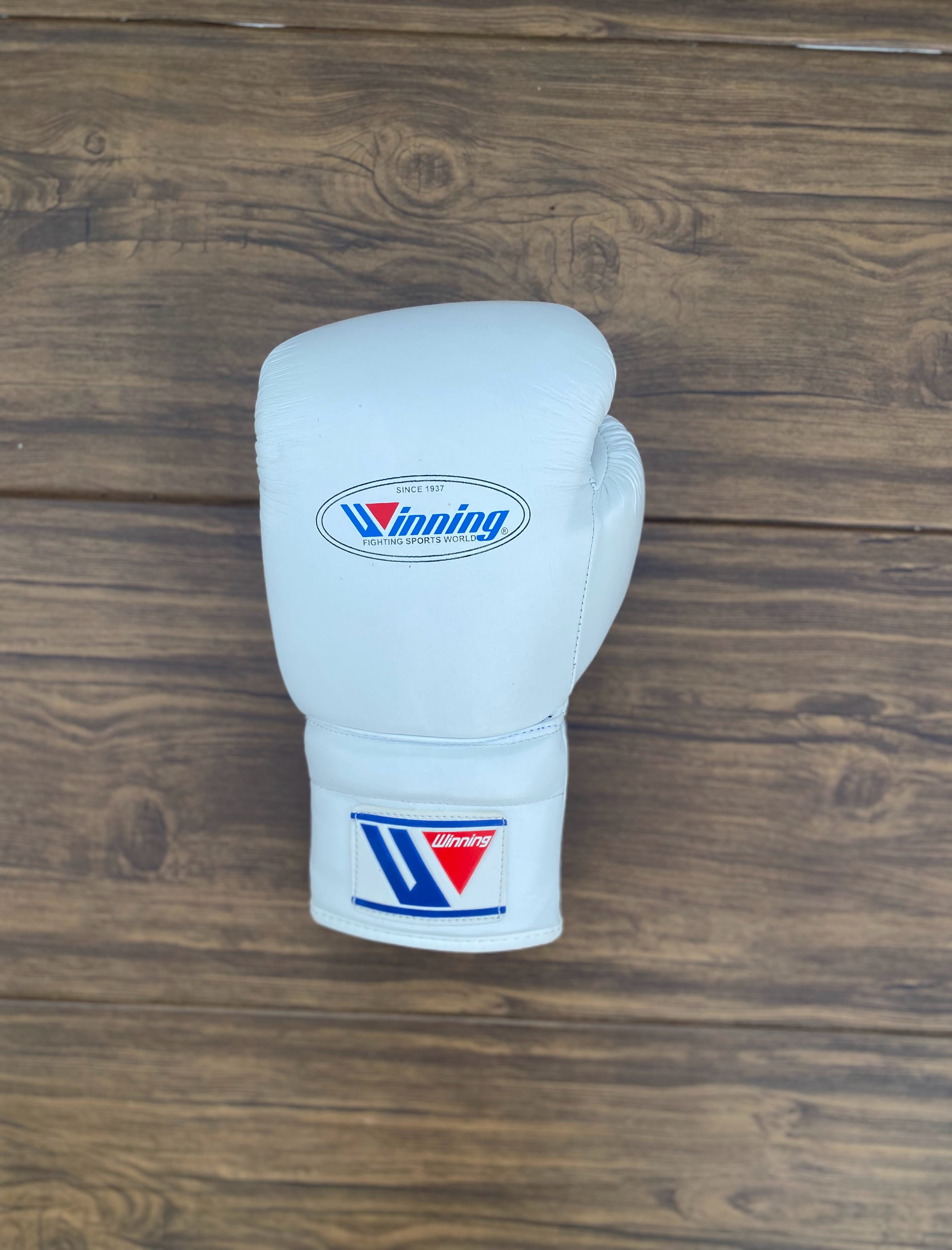 Best Value Winning Boxing Gloves Set White Lace-Up Bundle