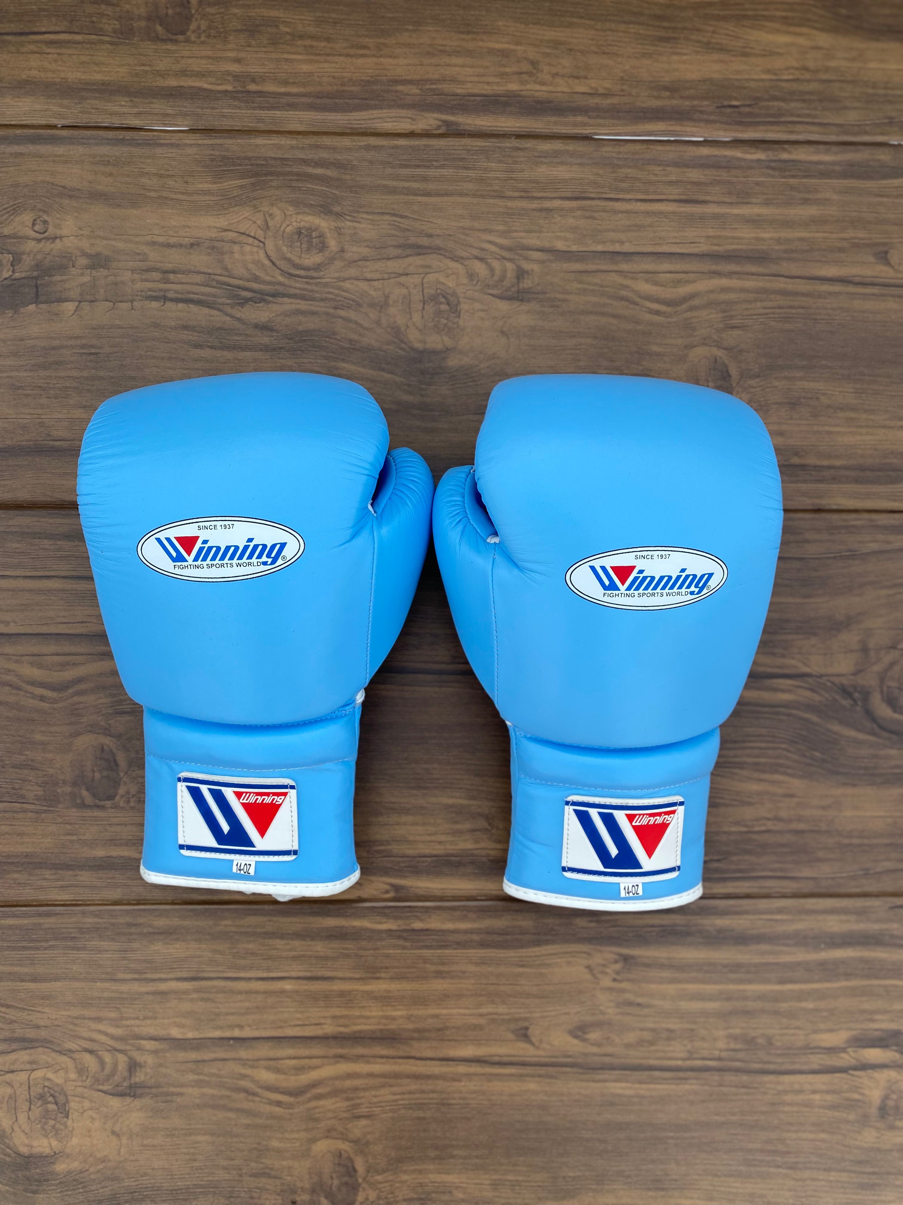 Affordable Winning Heavy Duty Gloves Set Sky-Blue Gym Collection