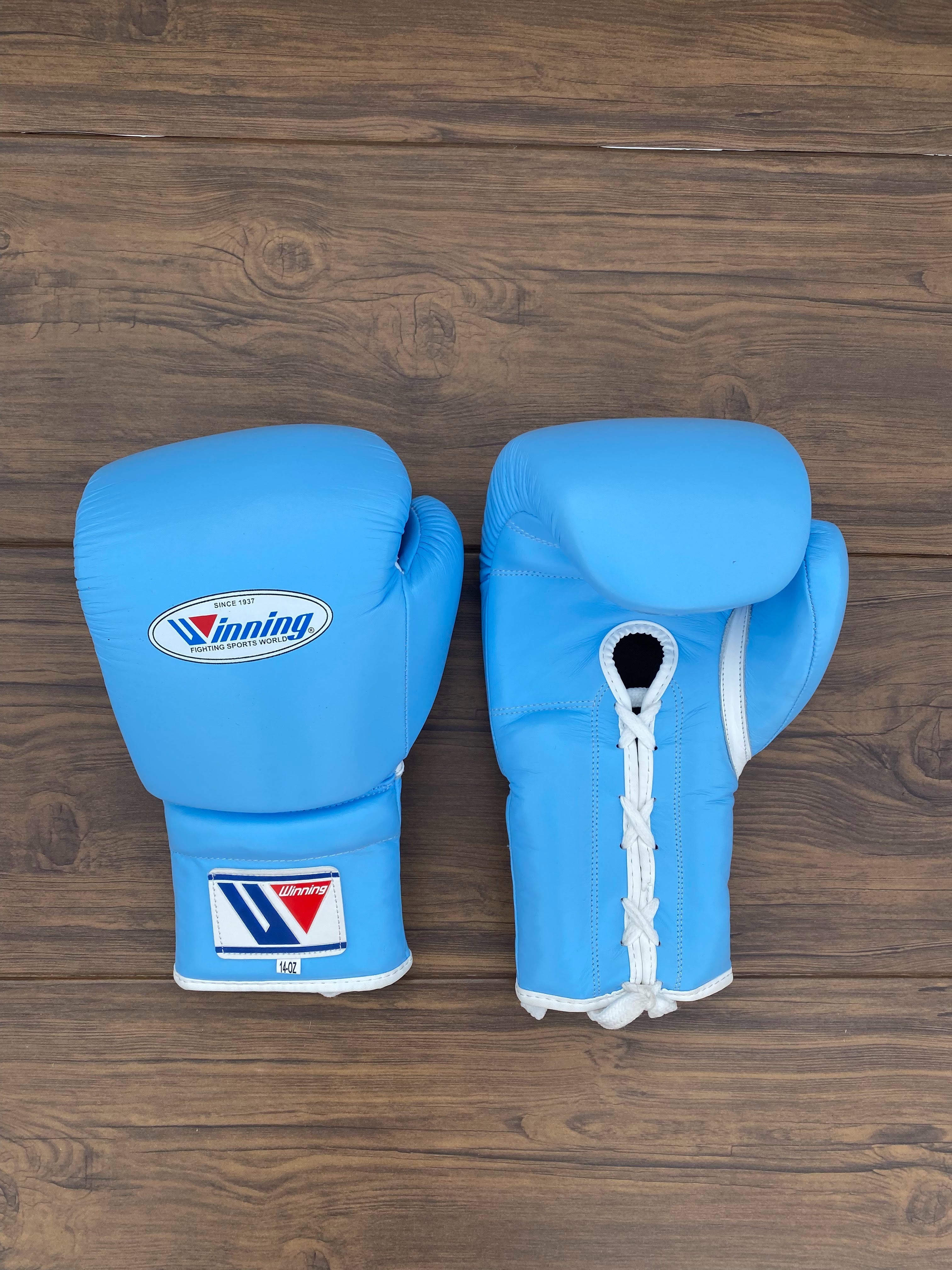 Affordable Winning Heavy Duty Gloves Set Sky-Blue Gym Collection