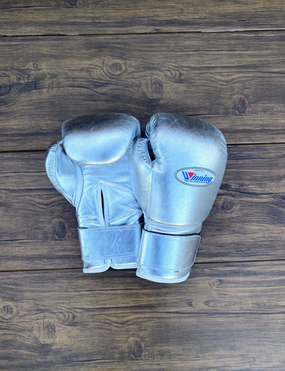 Winning boxing gloves set, Winning SILVER Boxing Gear, Winning Head Guard, Winning Groin Guard, Thanksgiving gift for students, Christmas gift, Birthday gift for Friends, Wedding gift for Men, Gift shop, Halloween gift for Kids