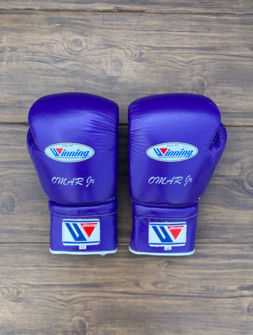 Winning boxing gloves set, Winning PURPLE Boxing Gear, Winning Head Guard, Winning Groin Guard,