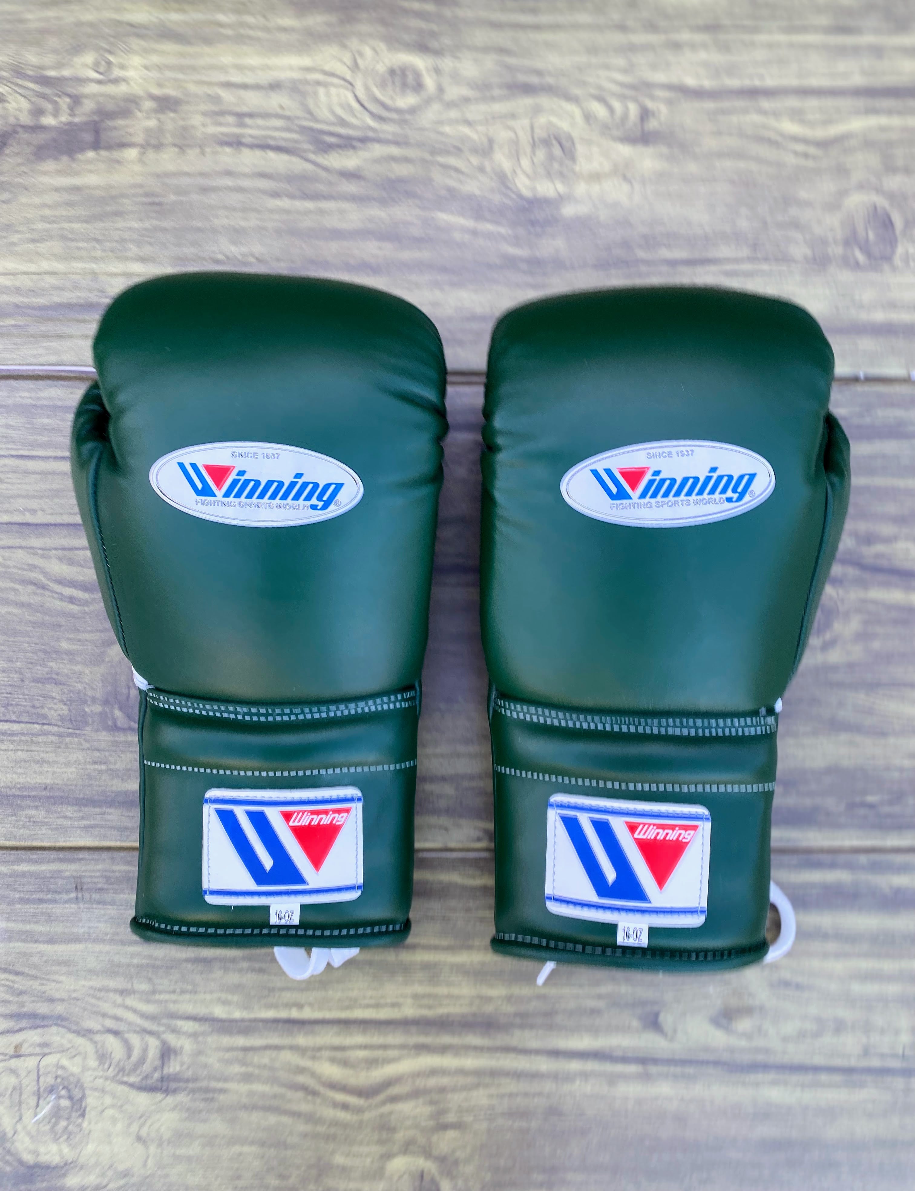 High Value Winning Boxing Gloves Set Dark-Green Fitness Training Kit