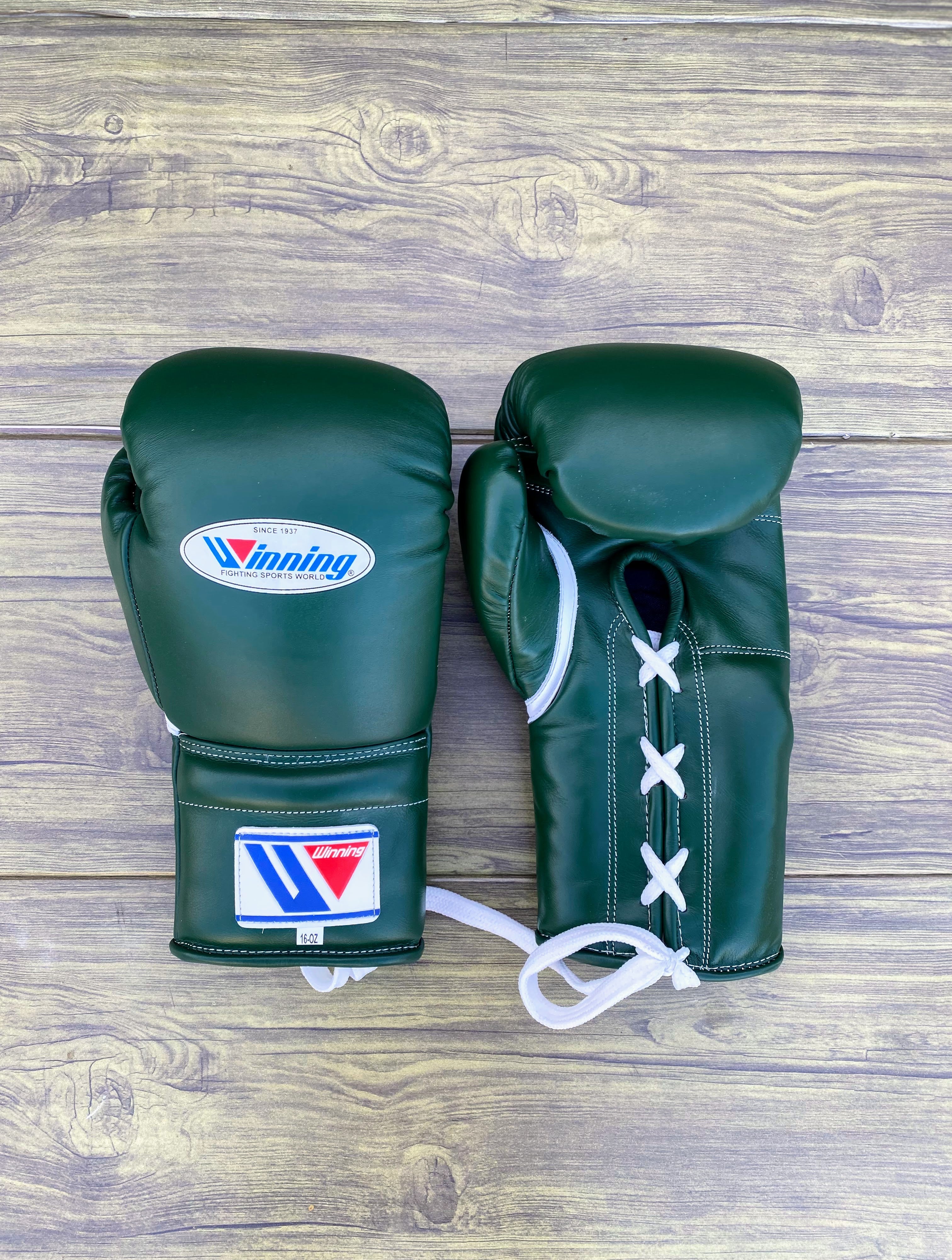 High Value Winning Boxing Gloves Set Dark-Green Fitness Training Kit