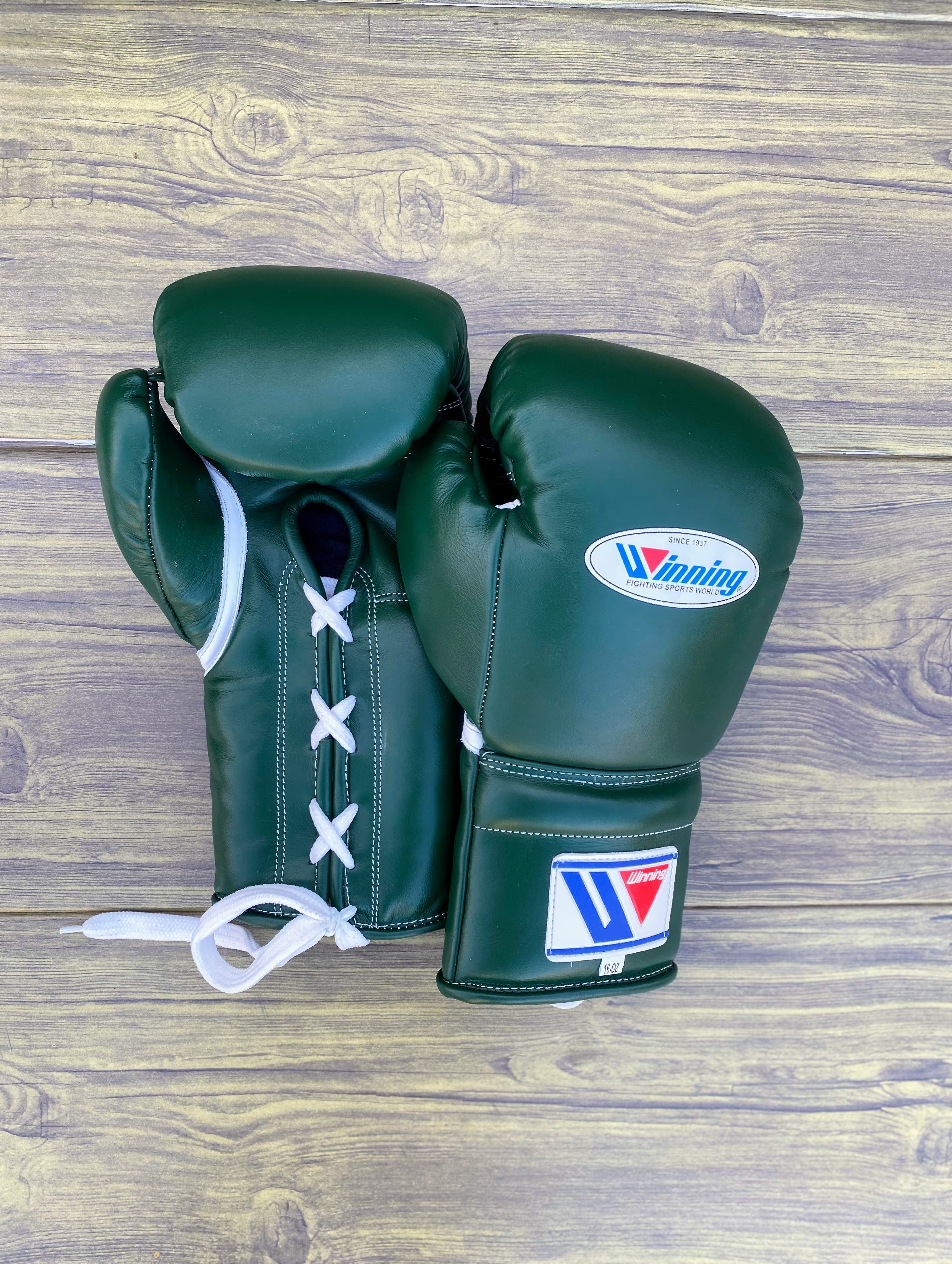 High Value Winning Boxing Gloves Set Dark-Green Fitness Training Kit