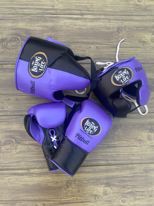 No Boxing No Life set, NBNL PURPLE/BLACK Boxing set, No Boxing No Life Head Guard, No Boxing No Life Groin Guard, Thanksgiving gift for students,