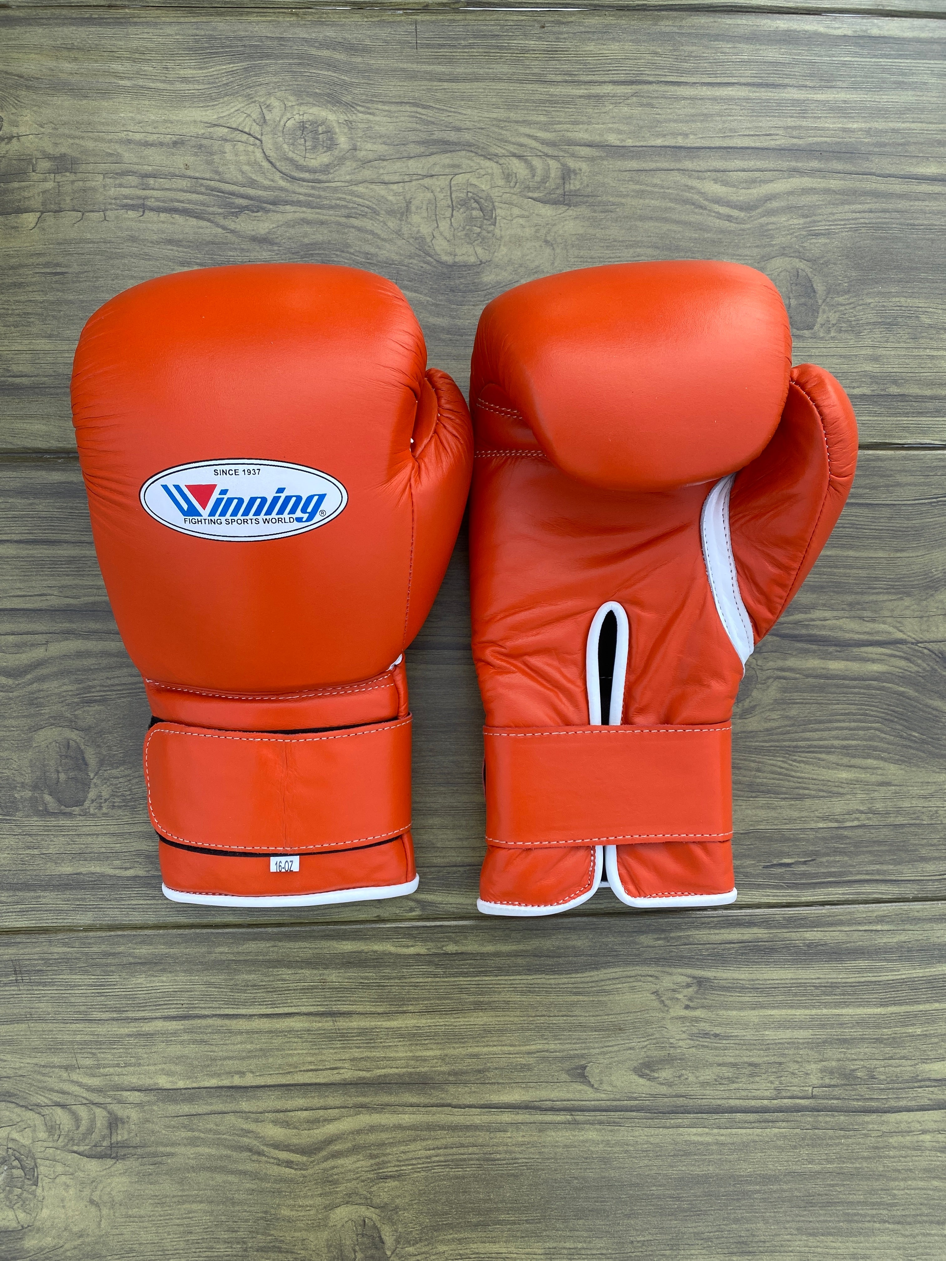 Value Winning Boxing Gloves Set Orange Lace-Up Training Pack