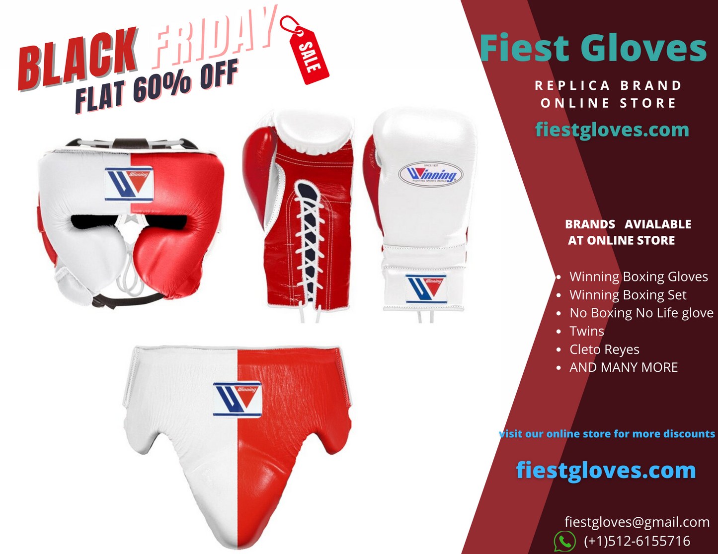 Winning boxing gloves set, Winning RED Boxing Gear, Winning Head Guard, Winning Groin Guard, Thanksgiving gift for students, Christmas gift, Birthday gift for Friends, Wedding gift for Men, Gift shop, Halloween gift for Kids