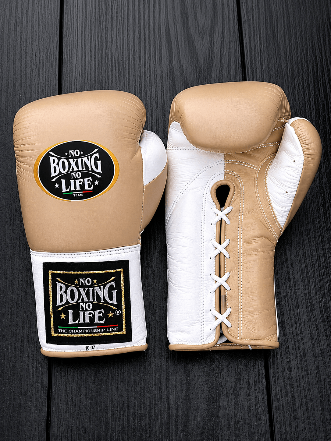 Affordable Custom No Boxing No Life Boxing Gloves Beige/White Daily Training