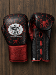 Affordable Custom No Boxing No Life Boxing Gloves Black/Red Spider Style Daily Training
