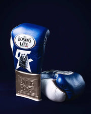 No Boxing No Life Blue/Brown/White White Boxing Gloves Women Fitness Training Gloves