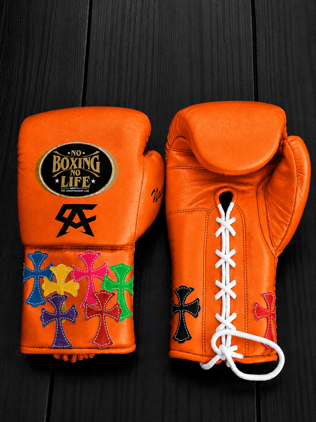 No Boxing No Life Inspired Budget Gloves Orange Full Customization