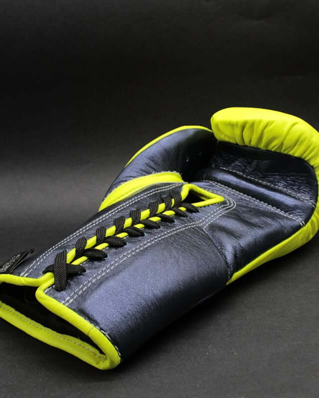 No Boxing No Life Parrot/Grey Boxing Gloves Sparring Training Gloves Font View