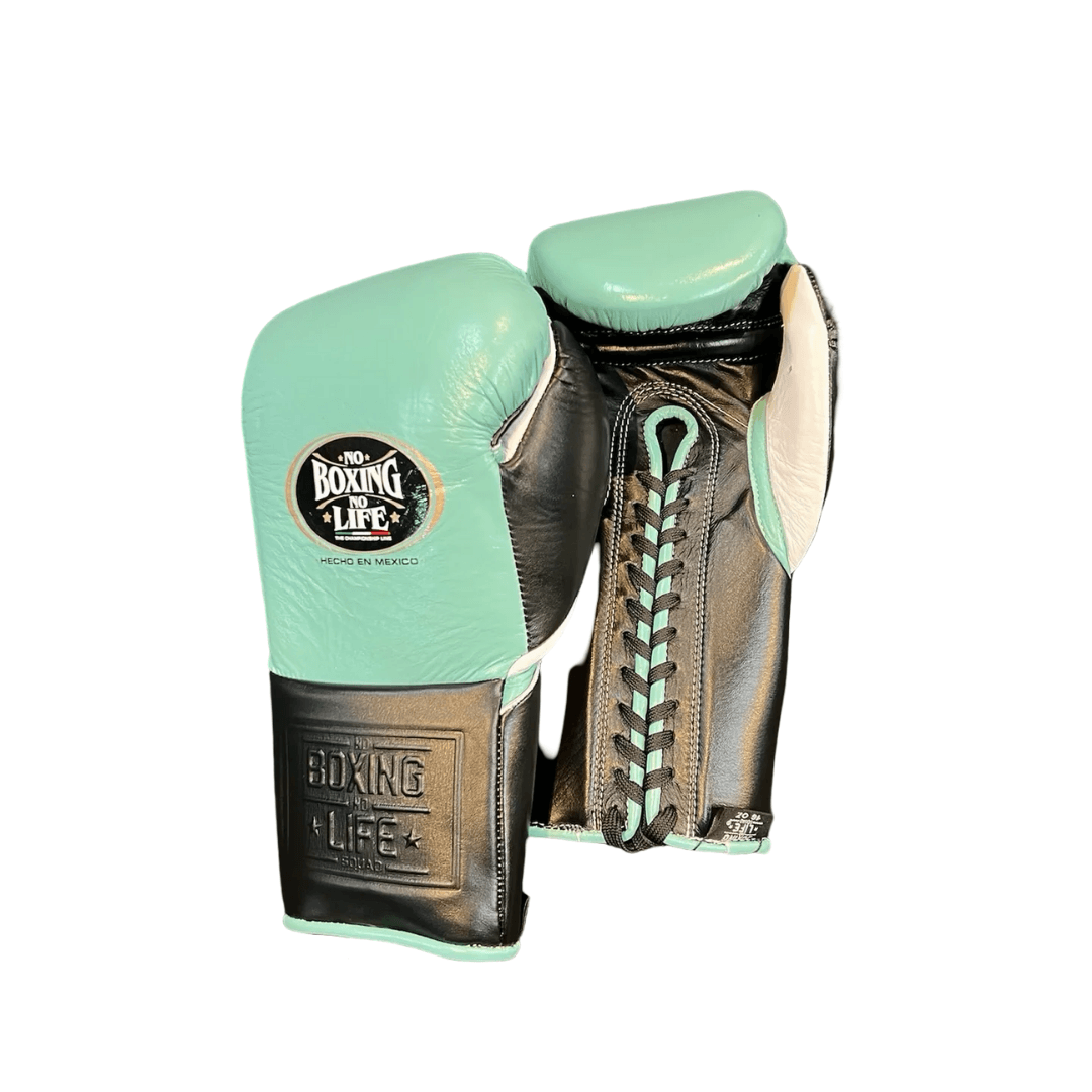 No Boxing No Life Sea-Green/Black/White Boxing Gloves Women Fitness Training Gloves