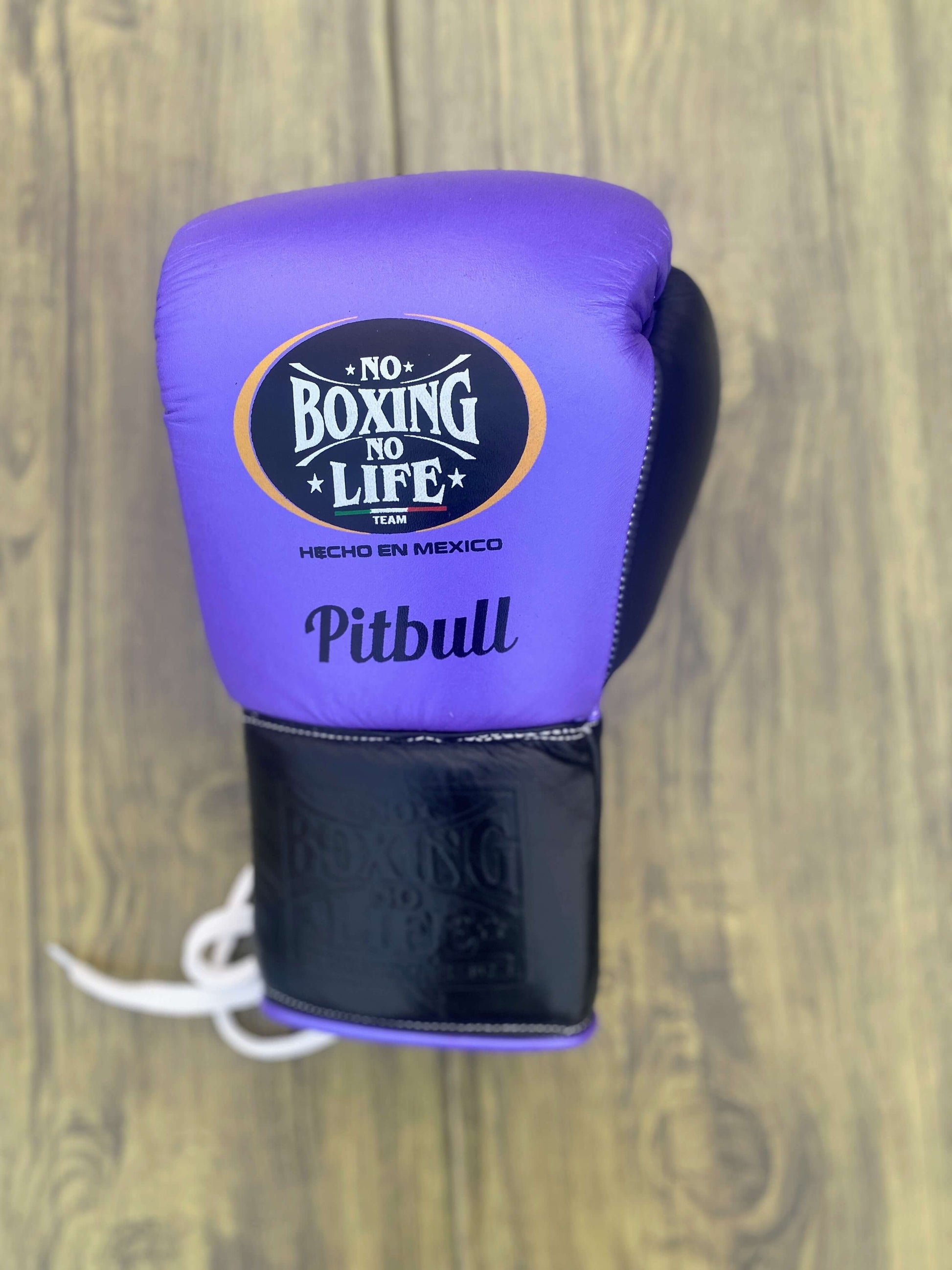 No Boxing No Life Black/Purple Red Full Boxing Set Gloves Back View