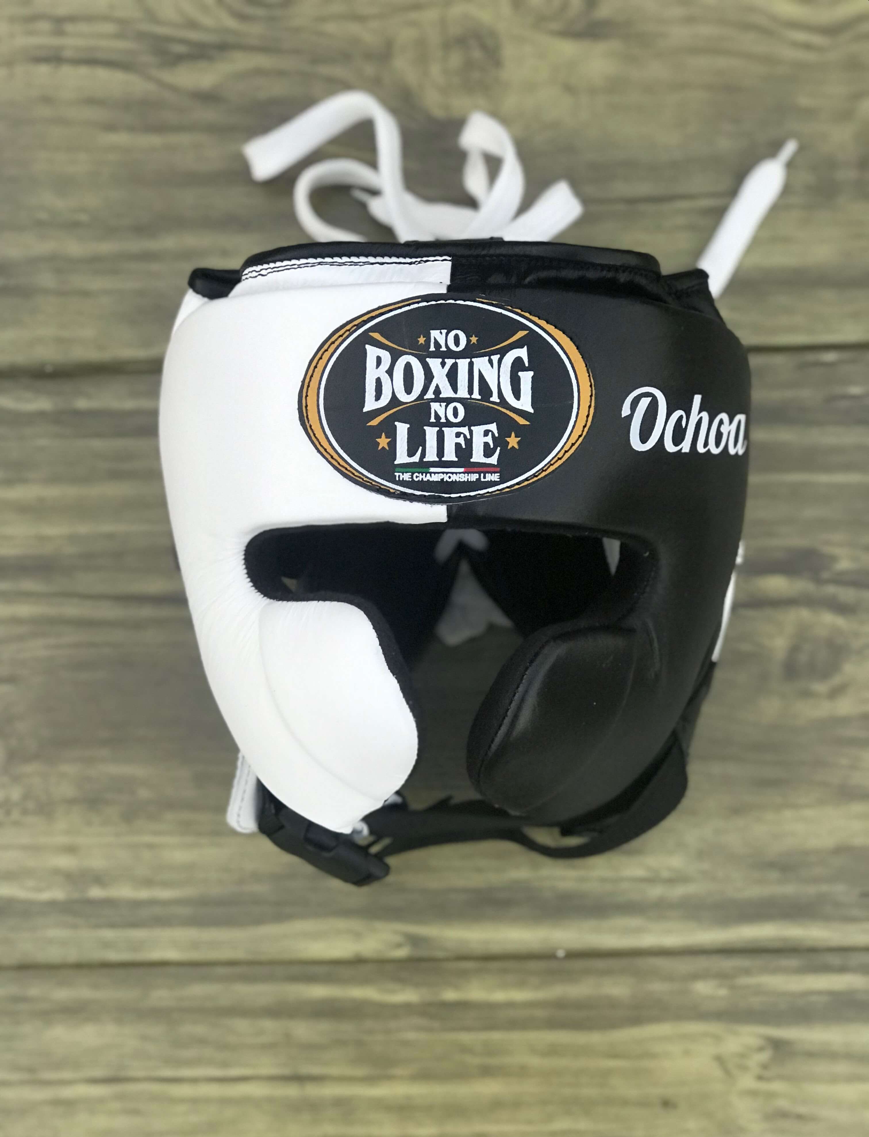 No Boxing No Life Full Gear Boxing Set Black/White Headguard