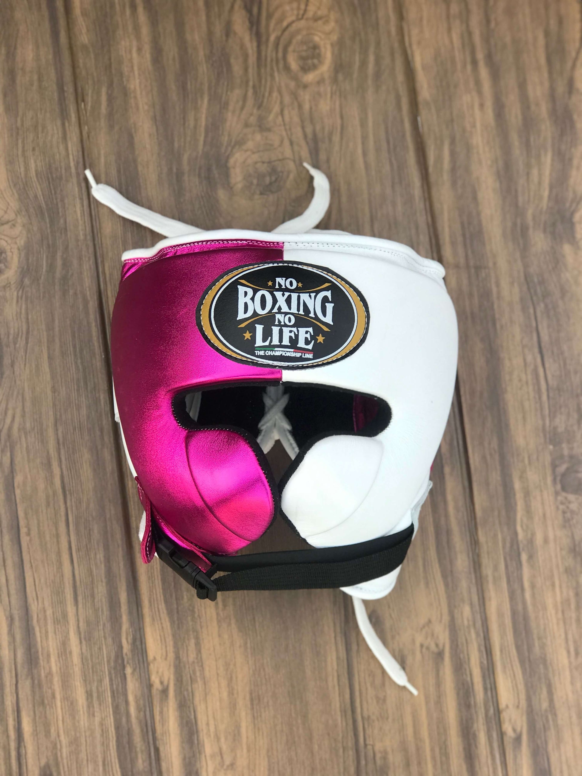 No Boxing No Life Sparring Boxing Set Pink/White Complete Gear Bundle Headguard View 