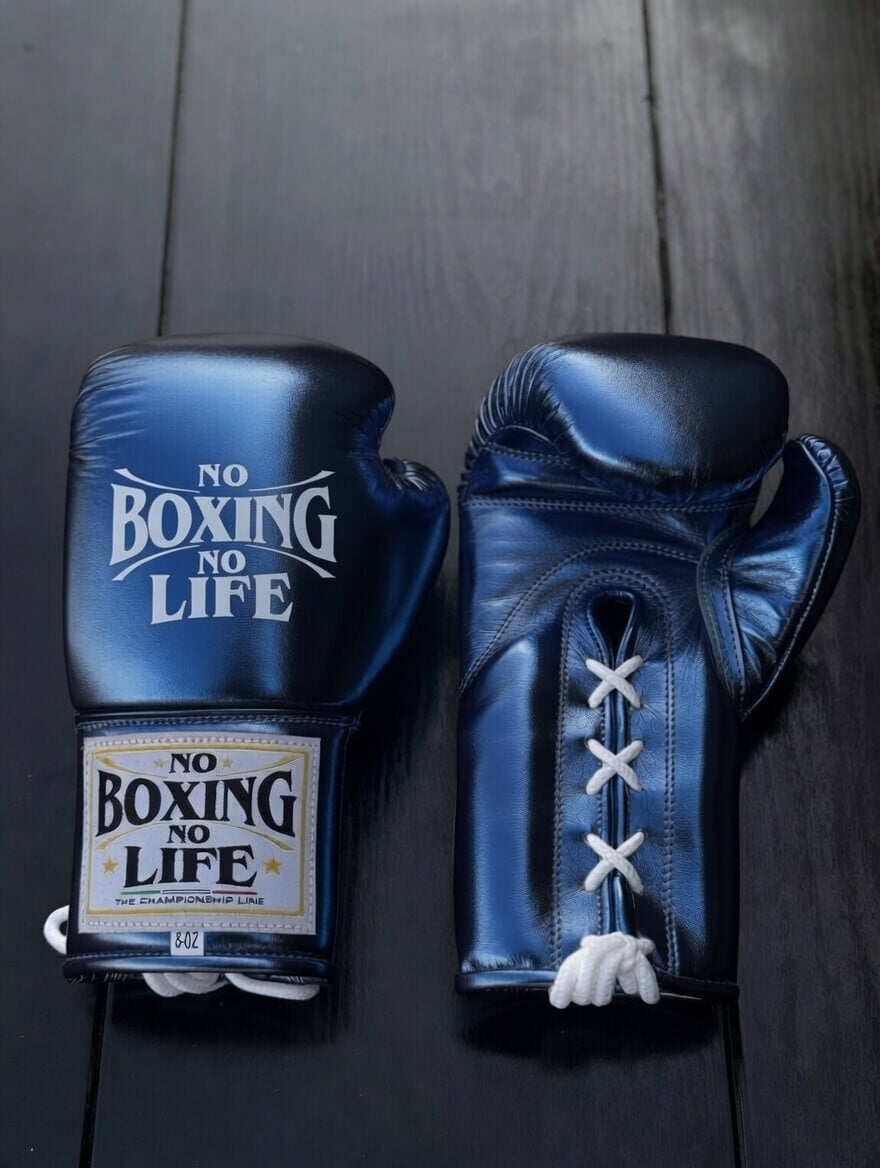 Value Custom No Boxing No Life Sparring Gloves Dark-Blue Heavy Duty