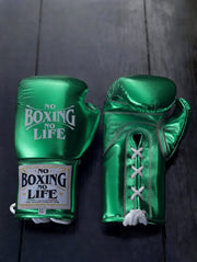 Budget No Boxing No Life Training Gloves Green 14oz Custom Fit
