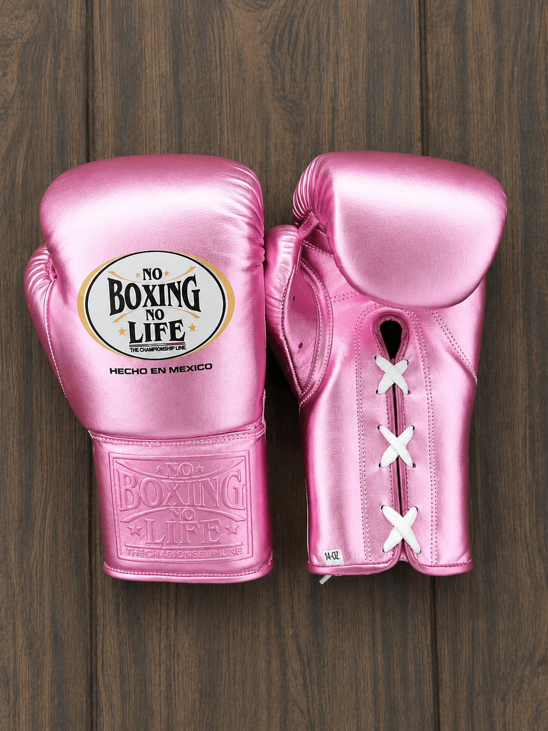 Budget No Boxing No Life Training Gloves Pink 14oz Custom Fit