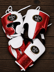 Budget No Boxing No Life Sparring Training Set White/Red Full Custom Collection