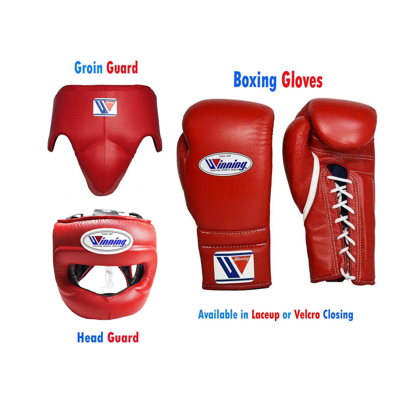 WINNING BOXING GLOVE, WINNING SET, WINNING HEAD GUARD, WINNING COMPLETE SET, GIFT FOR HIM, CHRISTMAS GIFT,NEW YEAR