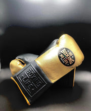 No Boxing No Life Training Gloves Gold/Black Budget Friendly