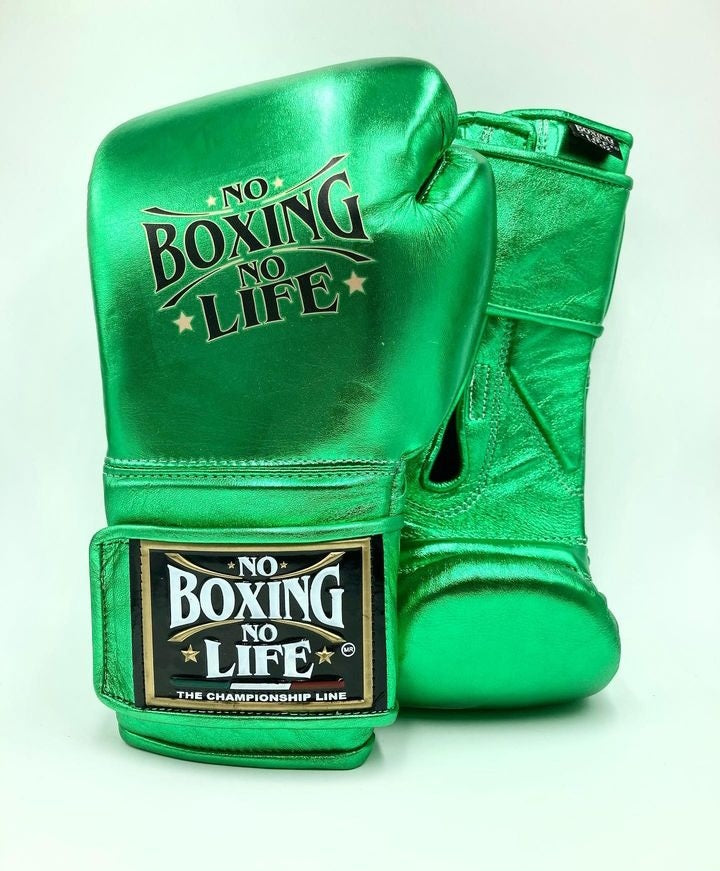 Value Custom No Boxing No Life Sparring Gloves Green Heavy Duty