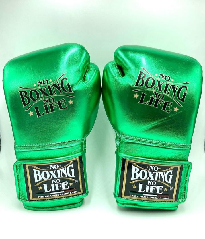 Value Custom No Boxing No Life Sparring Gloves Green Heavy Duty