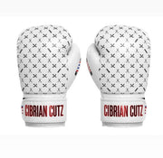 Custom Gloves White with custom design