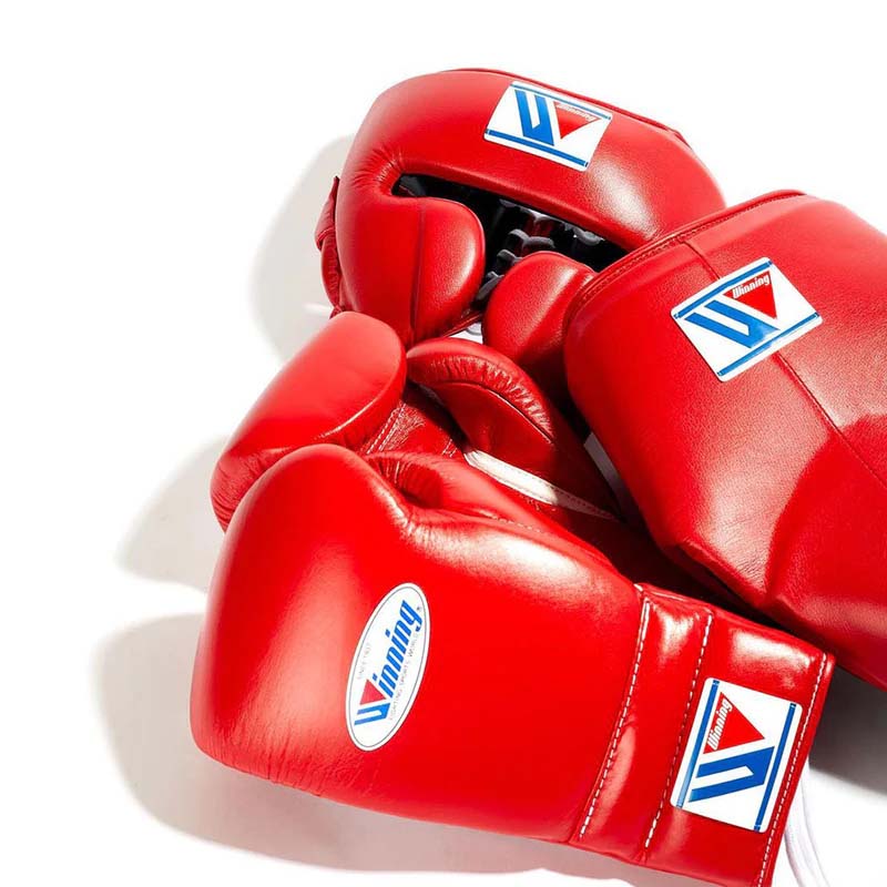 Winning boxing gloves set, Winning RED Boxing Gear, Winning Head Guard, Winning Groin Guard,