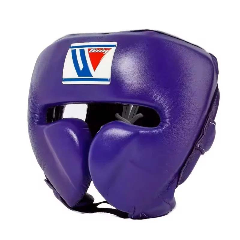 Winning boxing gloves set, Winning PURPLE Boxing Gear, Winning Head Guard, Winning Groin Guard,