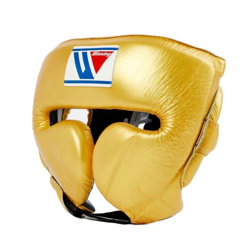 Winning boxing gloves set, Winning GOLD Boxing Gear, Winning Head Guard, Winning Groin Guard,