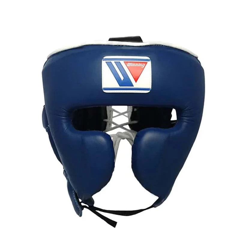 Winning boxing gloves set, Winning BLUE Boxing Gear, Winning Head Guard, Winning Groin Guard,