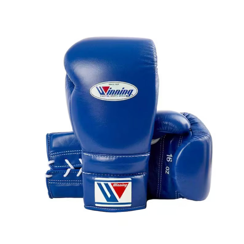 Winning Blue Boxing Gloves Women Fitness Training Gloves