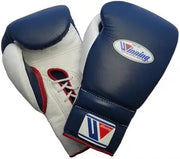 Winning Dark-Blue/White/Red Boxing Gloves 14oz Premium Training Gloves
