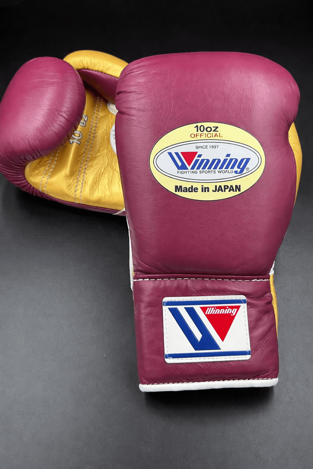 Winning Dark-Pink/Gold Boxing Gloves 14oz Premium Training Gloves