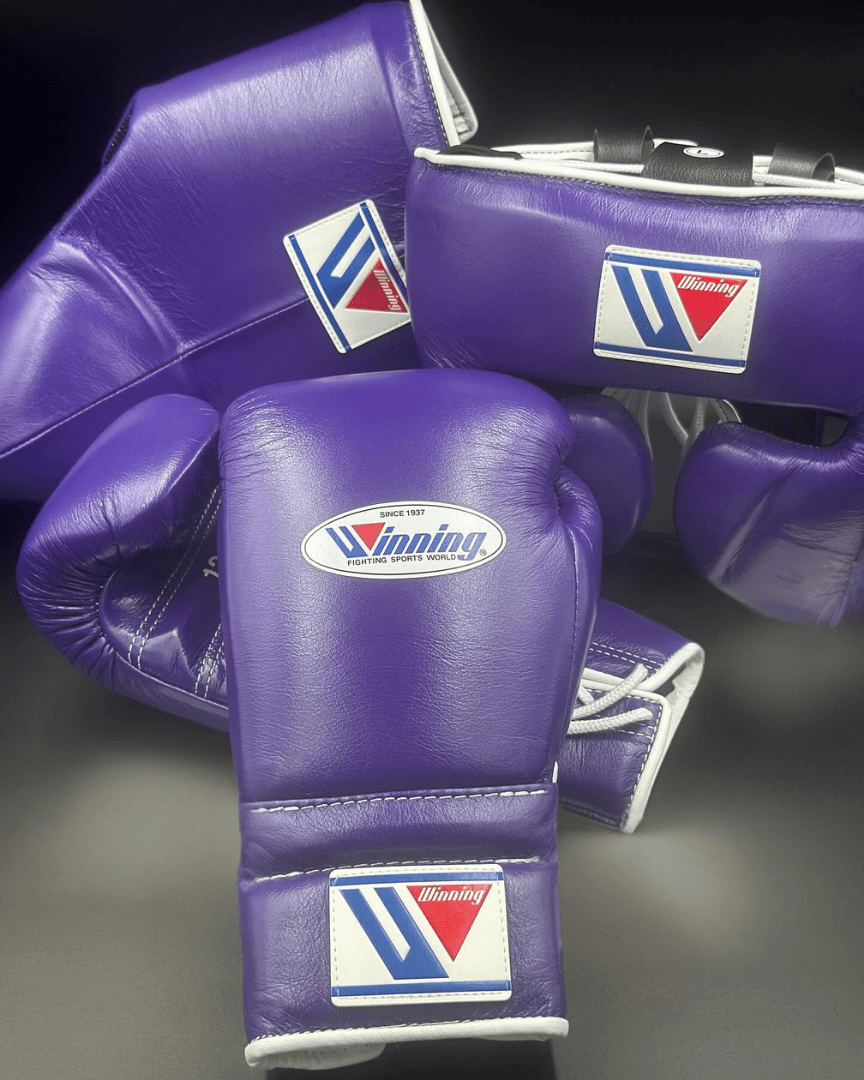 Winning Beginner Boxing Set Purple Gloves Training Kit