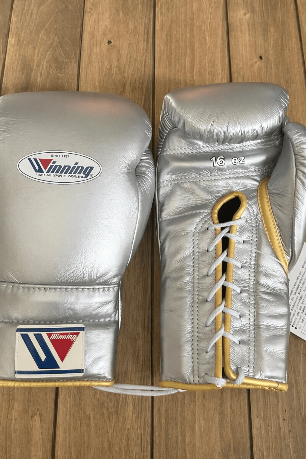 Winning Silver/Gold Boxing Gloves Women Fitness Training Gloves